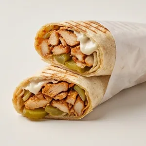 Chicken shawarma wrap