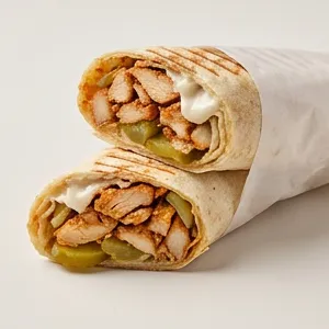 Chicken shawarma wrap